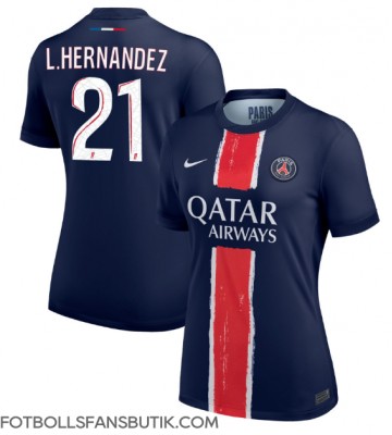 Paris Saint-Germain Lucas Hernandez #21 Replika Hemmatröja Damer 2024-25 Kortärmad